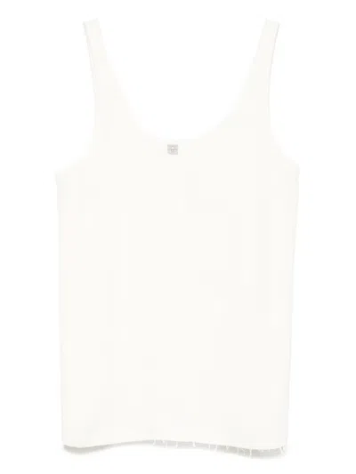 Totême Textured Top In White