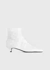 Totême Toteme Leather Boots In White