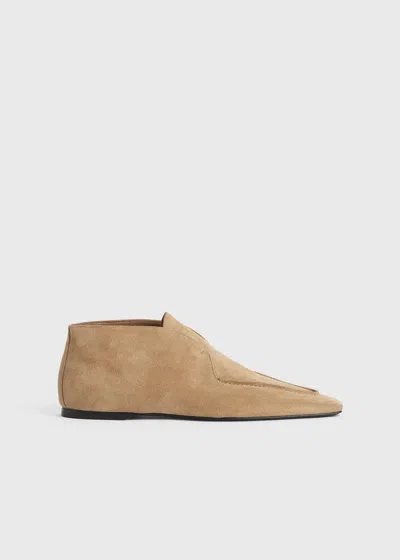 TOTÊME LOAFER BOOTS CAMEL