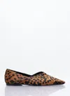 Totême Toteme Woman Ballet Flats Camel Size 8 Leather In Brown