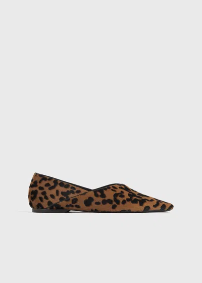 Totême Everyday Pony Hair Flats Leopard In Leopard P