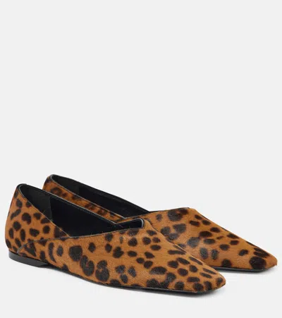 TOTÊME EVERYDAY CALF HAIR SLIP-ON SHOES
