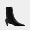 Totême Toteme Women The Mid Heel Boot Leather Boots In Black
