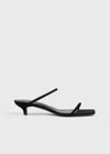 TOTÊME THE MINIMALIST SANDAL BLACK