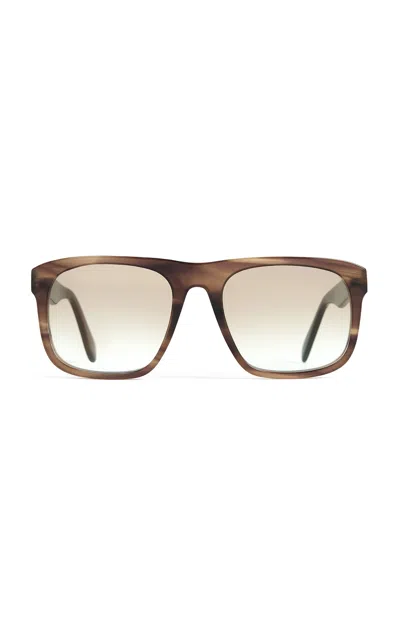 Totême The Navigators Sunglasses In Brown