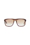 Totême The Navigators Sunglasses In Brown