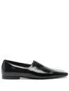 Totême Toteme Woman Loafers Black Size 8 Leather In Black