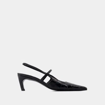 TOTÊME SLINGBACK THE SHARP - TOTEME - CUIR - NOIR
