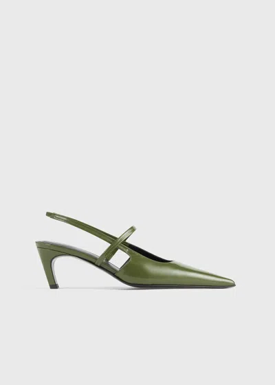 TOTÊME SHARP LEATHER SLINGBACKS LAUREL