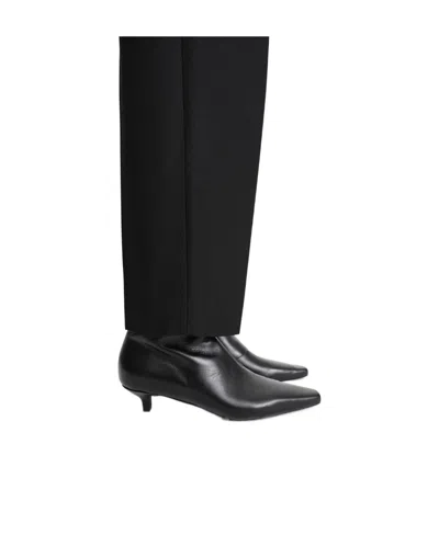 Totême The Slim 35mm Ankle Boots In Black