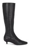 Totême 40 High Boots In Nappa Leather In Black