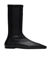 Totême The Sock Boot Black In Black