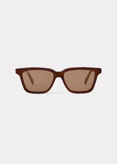 TOTÊME SQUARE SUNGLASSES UMBER