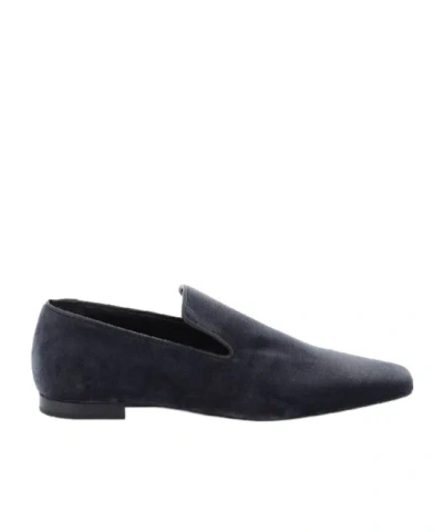 Totême The Venetian Velvet Loafers In Black