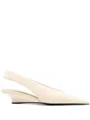Totême The Wedge-heel Pumps In Neutrals