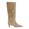 Totême The Wide Shaft Boots In Neutrals