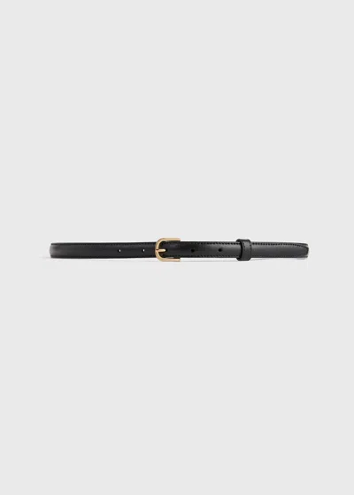 Totême Thin Leather Trouser Belt Black