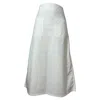 Totême Tie-waist Midi A-line Skirt In White Cotton In White