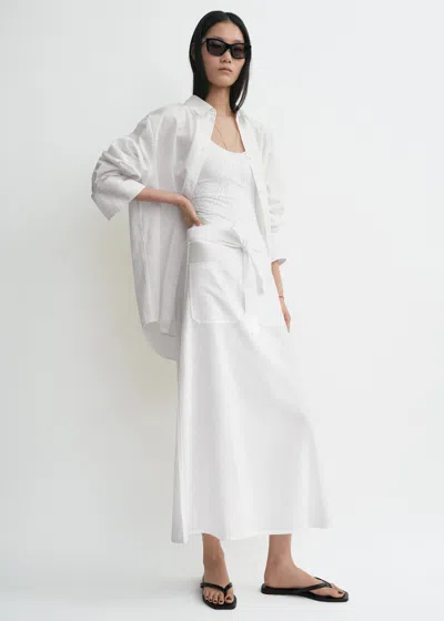 Totême Tie-waist Skirt White