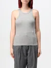 Totême Top Toteme Woman Color Grey In Grau