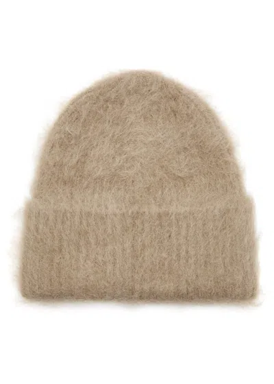 Totême Toteme Alpaca-blend Beanie In Taupe