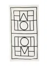 Totême Toteme Beach Towel With Jacquard Logo