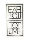 Totême Toteme Beach Towel With Jacquard Logo