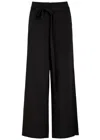 Totême Toteme Tie-waist Fluid Trousers In Black