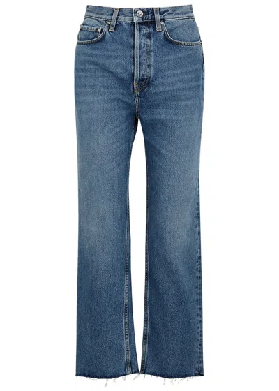 Totême Blue Straight-leg Jeans In Denim