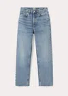 Totême Toteme Women Distressed Blue Classic Cut Denim In Blue