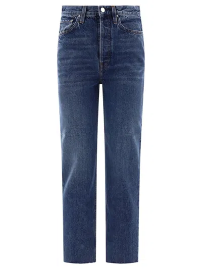 Totême Toteme "classic Cut" Jeans In Blue