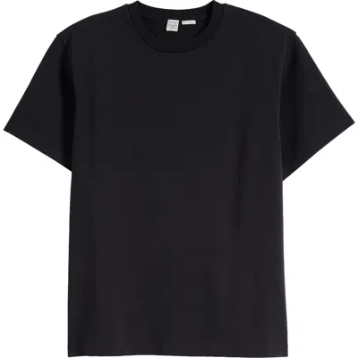Totême Toteme Classic Organic Cotton T-shirt In Black