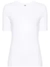 Totême Toteme Classic Rib Tee In White