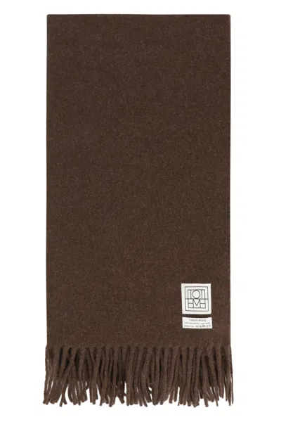 Totême Toteme Classic Scarf In Brown