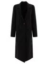 Totême Toteme Woman Overcoat & Trench Coat Black Size 10 Viscose, Linen, Cotton In Black