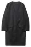 Totême Chintz Coat In Black