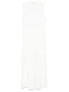 Totême Off-white Sleeveless Cotton Tee Maxi Dress