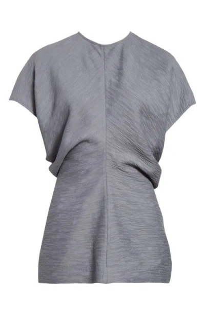 Totême Toteme Crinkle Texture Knit Top In Mistral