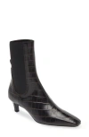 Totême Toteme Boots In Dark Brown Croco