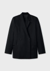 Totême Loreo Oversized Double-breasted Woven Blazer