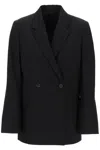 TOTÊME TOTEME DOUBLE BREASTED RECYCLED WOOL BLAZER