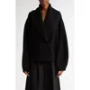 Totême Shawl-lapels Cardigan In Black