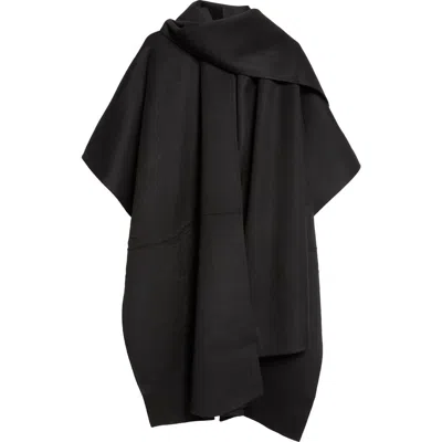 TOTÊME TOTEME DOUBLE FACE WOOL SCARF COAT