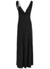 Totême Toteme Women Twist Drape Dress In Black