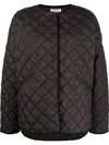 Totême Oversized Quilted Buttoned Jacket