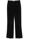 Totême Toteme Flared Evening Trousers In Black