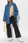 Totême Flare Fit Denim Grey In Black