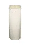 Totême Fringe Skirt Macadamia