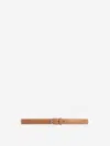 Totême Toteme Slim Trousers Leather Belt 90 In Brown