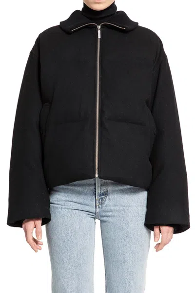 Totême Toteme Flannel Puffer Jacket Black